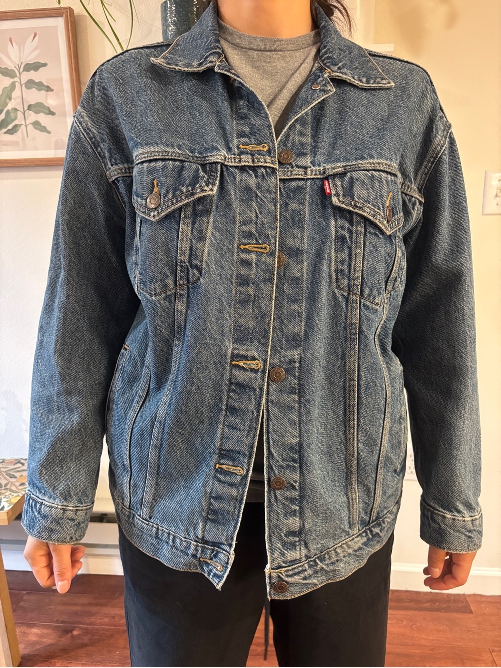 Levi's Vintage-Inspired Blue Denim Jean Jacket